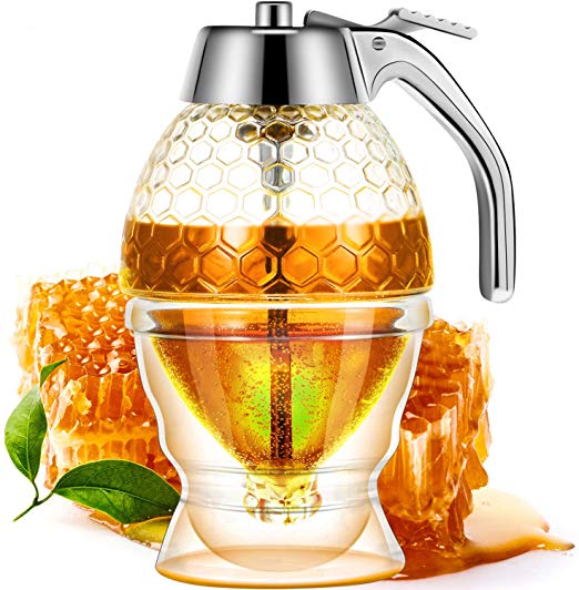 Honey Syrup Glass Jar