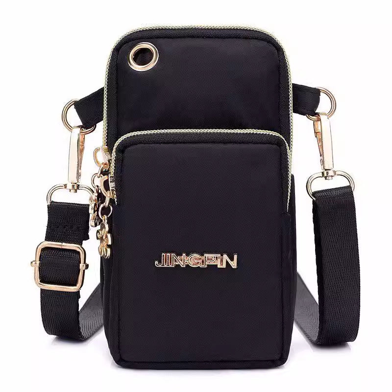Vertical Mobile Phone Bag Nylon Small Cloth Bag Single Shoulder