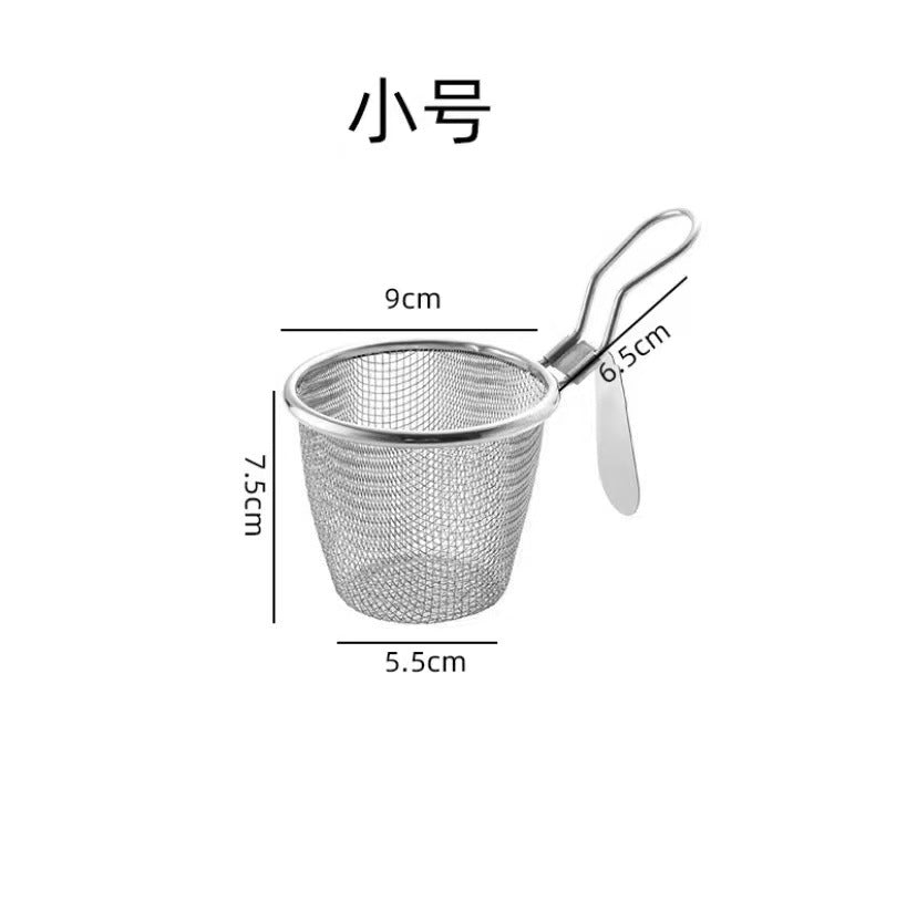 Hot pot special colander fine mesh household with hook powder strainer